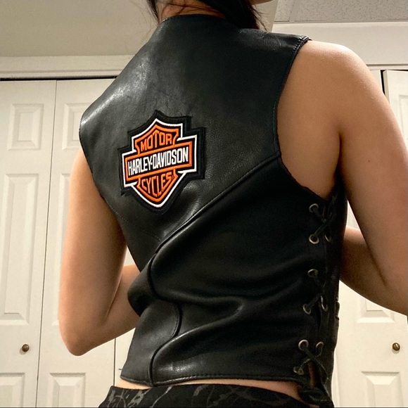 Authentic Harley Davidson leather vest - Picture 8 of 8